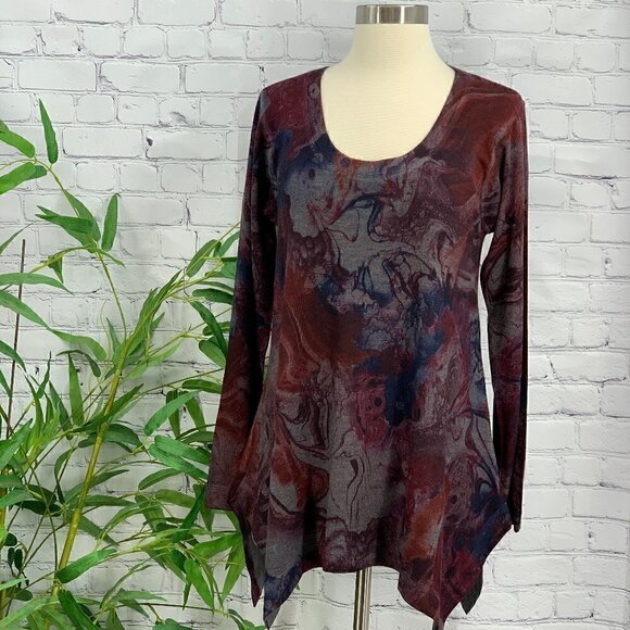 Soft Surroundings Tops - 🎉Soft Surroundings Multicolor Pattern Top